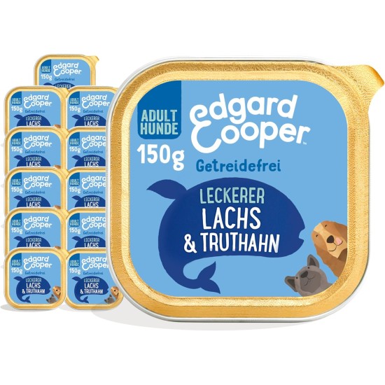 Edgard & Cooper Wet Puppy Food (Duck & Chicken, 150g x 11), Grain Free, Natural Ingredients and Fresh Meat, Full of Essential Amino Acids Edgard & Cooper Wet Puppy Food (Duck & Chicken, 150g x 11), Grain Free, Natural Ingredients and Fresh Meat, Full of Essential Amino Acids