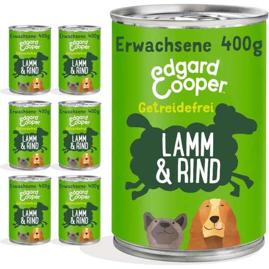 Edgard & Cooper Wet Puppy Food (Duck & Chicken, 400g x 6), Grain Free, Natural Ingredients and Fresh Meat, Full of Essential Amino Acids Edgard & Cooper Wet Puppy Food (Duck & Chicken, 400g x 6), Grain Free, Natural Ingredients and Fresh Meat, Full of Essential Amino Acids