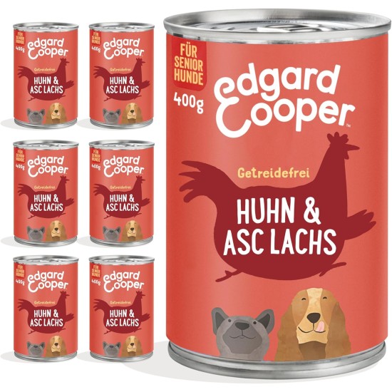 Edgard & Cooper Wet Puppy Food (Duck & Chicken, 400g x 6), Grain Free, Natural Ingredients and Fresh Meat, Full of Essential Amino Acids Edgard & Cooper Wet Puppy Food (Duck & Chicken, 400g x 6), Grain Free, Natural Ingredients and Fresh Meat, Full of Essential Amino Acids