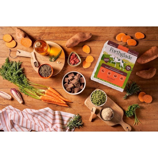 Forthglade Wet Food for Dogs (Mix Pack, 6 x 395 g Bowls) - Grain-Free Food with Beef, Turkey or Chicken & Vegetables for Adult Dogs from 1 Year Old, Hypoallergenic Dog Food Forthglade Wet Food for Dogs (Mix Pack, 6 x 395 g Bowls) - Grain-Free Food with Beef, Turkey or Chicken & Vegetables for Adult Dogs from 1 Year Old, Hypoallergenic Dog Food