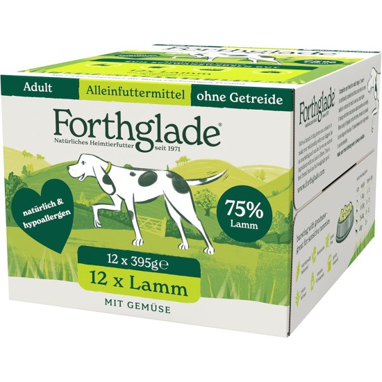 Forthglade Wet Food for Dogs (Mix Pack, 6 x 395 g Bowls) - Grain-Free Food with Beef, Turkey or Chicken & Vegetables for Adult Dogs from 1 Year Old, Hypoallergenic Dog Food Forthglade Wet Food for Dogs (Mix Pack, 6 x 395 g Bowls) - Grain-Free Food with Beef, Turkey or Chicken & Vegetables for Adult Dogs from 1 Year Old, Hypoallergenic Dog Food