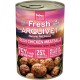 Fresh Chicken Meatballs - Tins of Meatballs with Chicken, Carrot and Peas - Pack of 6 Units x 400 g - Wet Food for Dogs, All Breeds Fresh Chicken Meatballs - Tins of Meatballs with Chicken, Carrot and Peas - Pack of 6 Units x 400 g - Wet Food for Dogs, All Breeds