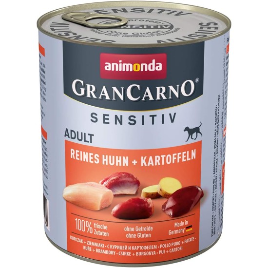 GranCarno animonda Dog Wet Food Superfoods Variation (6 x 400 g), Dog Food Wet without Grain and Sugar for Adult Dogs, with Fresh Meat Ingredients GranCarno animonda Dog Wet Food Superfoods Variation (6 x 400 g), Dog Food Wet without Grain and Sugar for Adult Dogs, with Fresh Meat Ingredients