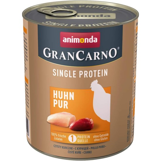 GranCarno animonda Dog Wet Food Superfoods Variation (6 x 400 g), Dog Food Wet without Grain and Sugar for Adult Dogs, with Fresh Meat Ingredients GranCarno animonda Dog Wet Food Superfoods Variation (6 x 400 g), Dog Food Wet without Grain and Sugar for Adult Dogs, with Fresh Meat Ingredients