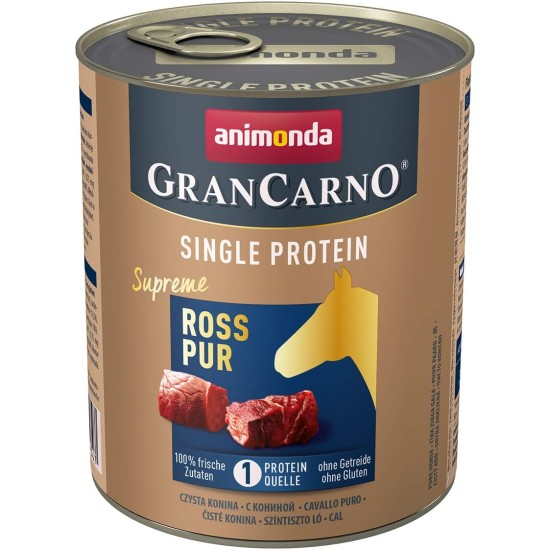 GranCarno animonda Dog Wet Food Superfoods Variation (6 x 400 g), Dog Food Wet without Grain and Sugar for Adult Dogs, with Fresh Meat Ingredients GranCarno animonda Dog Wet Food Superfoods Variation (6 x 400 g), Dog Food Wet without Grain and Sugar for Adult Dogs, with Fresh Meat Ingredients