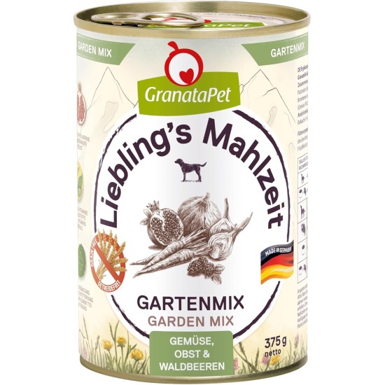 GranataPet Liebling's Mahlzeit Lamb & Potato Wet Dog Food without Grain & Sugar Supplements, Complete Food, 6 x 800 g GranataPet Liebling's Mahlzeit Lamb & Potato Wet Dog Food without Grain & Sugar Supplements, Complete Food, 6 x 800 g