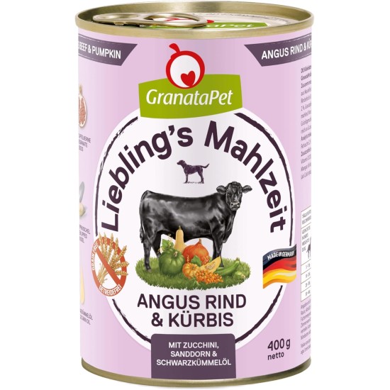 GranataPet Liebling's Mahlzeit Lamb & Potato Wet Dog Food without Grain & Sugar Supplements, Complete Food, 6 x 800 g GranataPet Liebling's Mahlzeit Lamb & Potato Wet Dog Food without Grain & Sugar Supplements, Complete Food, 6 x 800 g