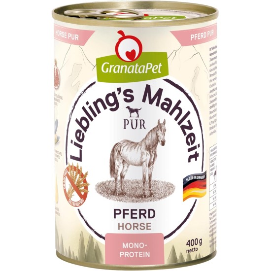 GranataPet Liebling's Mahlzeit Lamb & Potato Wet Dog Food without Grain & Sugar Supplements, Complete Food, 6 x 800 g GranataPet Liebling's Mahlzeit Lamb & Potato Wet Dog Food without Grain & Sugar Supplements, Complete Food, 6 x 800 g