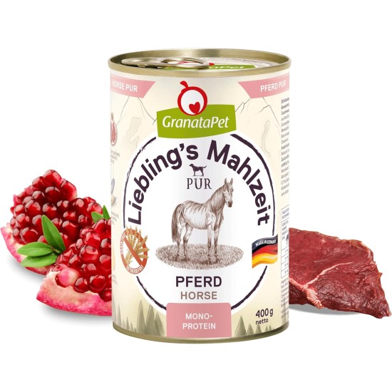 GranataPet Liebling's Mahlzeit Lamb & Potato Wet Dog Food without Grain & Sugar Supplements, Complete Food, 6 x 800 g GranataPet Liebling's Mahlzeit Lamb & Potato Wet Dog Food without Grain & Sugar Supplements, Complete Food, 6 x 800 g