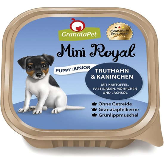 GranataPet Mini Royal Duck & Goose, Wet Food for Dogs, Dog Food without Grain & No Added Sugar, Complete Food for Adult Dogs, 11 x 150 g GranataPet Mini Royal Duck & Goose, Wet Food for Dogs, Dog Food without Grain & No Added Sugar, Complete Food for Adult Dogs, 11 x 150 g