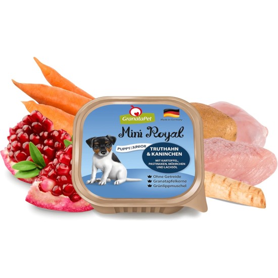 GranataPet Mini Royal Duck & Goose, Wet Food for Dogs, Dog Food without Grain & No Added Sugar, Complete Food for Adult Dogs, 11 x 150 g GranataPet Mini Royal Duck & Goose, Wet Food for Dogs, Dog Food without Grain & No Added Sugar, Complete Food for Adult Dogs, 11 x 150 g