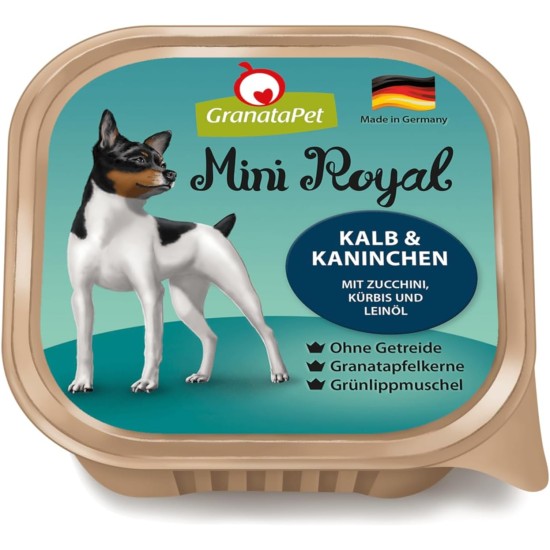 GranataPet Mini Royal Duck & Goose, Wet Food for Dogs, Dog Food without Grain & No Added Sugar, Complete Food for Adult Dogs, 11 x 150 g GranataPet Mini Royal Duck & Goose, Wet Food for Dogs, Dog Food without Grain & No Added Sugar, Complete Food for Adult Dogs, 11 x 150 g