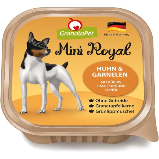 GranataPet Mini Royal Duck & Goose, Wet Food for Dogs, Dog Food without Grain & No Added Sugar, Complete Food for Adult Dogs, 11 x 150 g GranataPet Mini Royal Duck & Goose, Wet Food for Dogs, Dog Food without Grain & No Added Sugar, Complete Food for Adult Dogs, 11 x 150 g