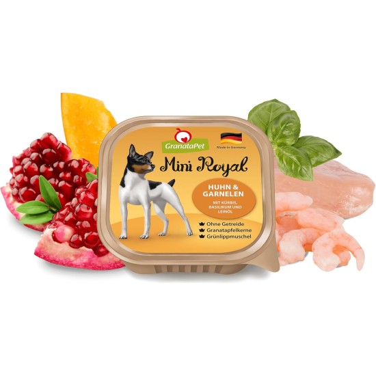 GranataPet Mini Royal Duck & Goose, Wet Food for Dogs, Dog Food without Grain & No Added Sugar, Complete Food for Adult Dogs, 11 x 150 g GranataPet Mini Royal Duck & Goose, Wet Food for Dogs, Dog Food without Grain & No Added Sugar, Complete Food for Adult Dogs, 11 x 150 g