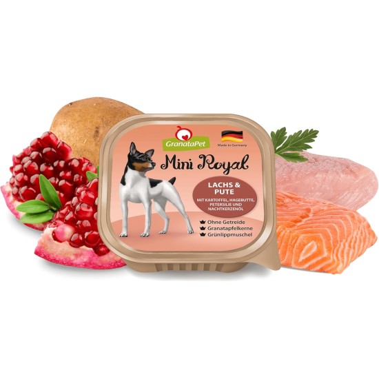 GranataPet Mini Royal Duck & Goose, Wet Food for Dogs, Dog Food without Grain & No Added Sugar, Complete Food for Adult Dogs, 11 x 150 g GranataPet Mini Royal Duck & Goose, Wet Food for Dogs, Dog Food without Grain & No Added Sugar, Complete Food for Adult Dogs, 11 x 150 g