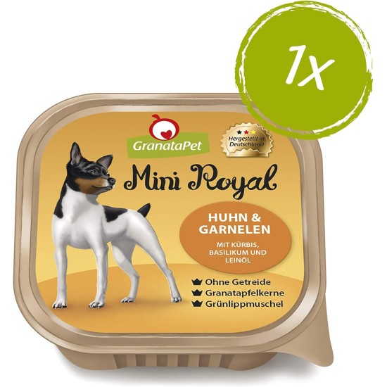 GranataPet Mini Royal Duck & Goose, Wet Food for Dogs, Dog Food without Grain & No Added Sugar, Complete Food for Adult Dogs, 11 x 150 g GranataPet Mini Royal Duck & Goose, Wet Food for Dogs, Dog Food without Grain & No Added Sugar, Complete Food for Adult Dogs, 11 x 150 g