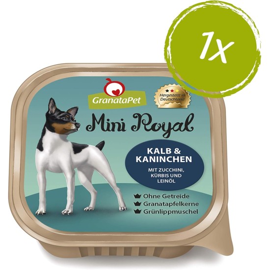GranataPet Mini Royal Duck & Goose, Wet Food for Dogs, Dog Food without Grain & No Added Sugar, Complete Food for Adult Dogs, 11 x 150 g GranataPet Mini Royal Duck & Goose, Wet Food for Dogs, Dog Food without Grain & No Added Sugar, Complete Food for Adult Dogs, 11 x 150 g