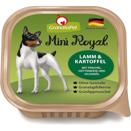 GranataPet Mini Royal Duck & Goose, Wet Food for Dogs, Dog Food without Grain & No Added Sugar, Complete Food for Adult Dogs, 11 x 150 g GranataPet Mini Royal Duck & Goose, Wet Food for Dogs, Dog Food without Grain & No Added Sugar, Complete Food for Adult Dogs, 11 x 150 g