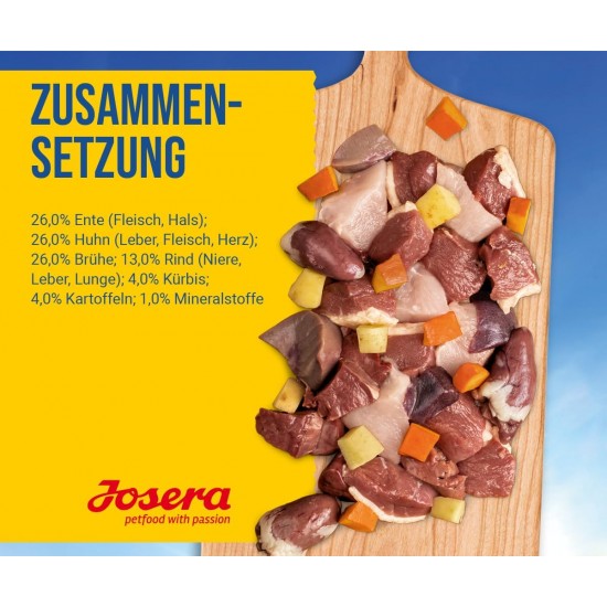 JOSERA Meat Lovers Menu Multipack (6 x 800 g) | Adult | Premium Wet Food for Adult Dogs | 3 Different Varieties | High Meat Content (65%) | Wheat Free | Wet Dog Food | Pack of 6 JOSERA Meat Lovers Menu Multipack (6 x 800 g) | Adult | Premium Wet Food for Adult Dogs | 3 Different Varieties | High Meat Content (65%) | Wheat Free | Wet Dog Food | Pack of 6