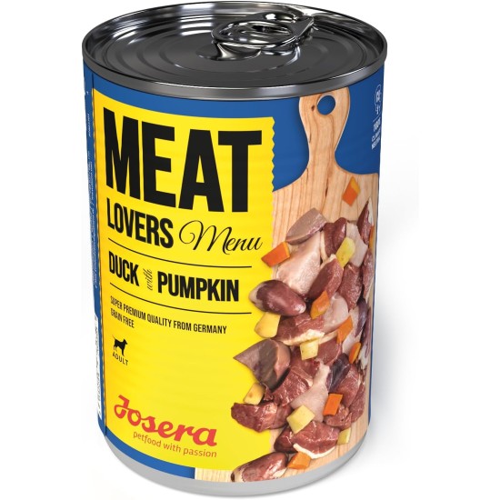 Josera Meat Lovers Menu Multipack Wet Food for Dogs High Meat Content Grain Free Complete Food 6 x 400 g Josera Meat Lovers Menu Multipack Wet Food for Dogs High Meat Content Grain Free Complete Food 6 x 400 g