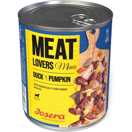 Josera Meat Lovers Menu Multipack Wet Food for Dogs High Meat Content Grain Free Complete Food 6 x 400 g Josera Meat Lovers Menu Multipack Wet Food for Dogs High Meat Content Grain Free Complete Food 6 x 400 g