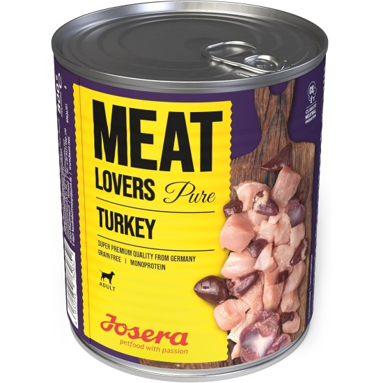 Josera Meat Lovers Pure Chicken Wet Food for Dogs High Meat Content Grain Free Delicious Chicken Complete Food 6 x 400 g Josera Meat Lovers Pure Chicken Wet Food for Dogs High Meat Content Grain Free Delicious Chicken Complete Food 6 x 400 g