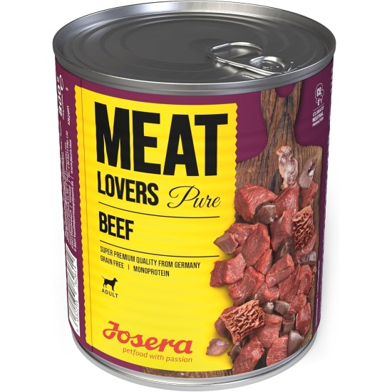 Josera Meat Lovers Pure Chicken Wet Food for Dogs High Meat Content Grain Free Delicious Chicken Complete Food 6 x 400 g Josera Meat Lovers Pure Chicken Wet Food for Dogs High Meat Content Grain Free Delicious Chicken Complete Food 6 x 400 g