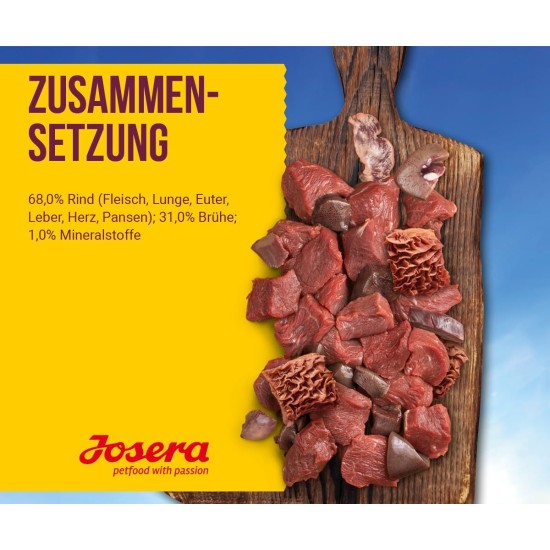 Josera Meat Lovers Pure Chicken Wet Food for Dogs High Meat Content Grain Free Delicious Chicken Complete Food 6 x 400 g Josera Meat Lovers Pure Chicken Wet Food for Dogs High Meat Content Grain Free Delicious Chicken Complete Food 6 x 400 g