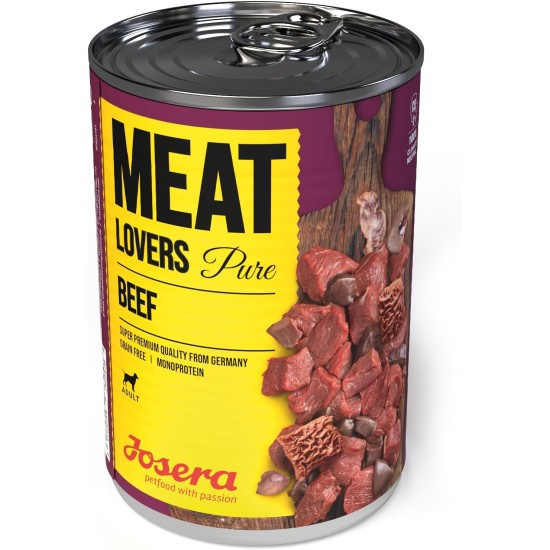 Josera Meat Lovers Pure Chicken Wet Food for Dogs High Meat Content Grain Free Delicious Chicken Complete Food 6 x 400 g Josera Meat Lovers Pure Chicken Wet Food for Dogs High Meat Content Grain Free Delicious Chicken Complete Food 6 x 400 g