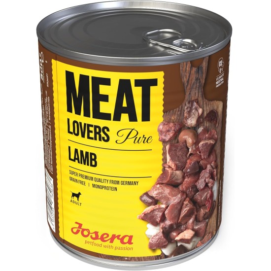 Josera Meat Lovers Pure Chicken Wet Food for Dogs High Meat Content Grain Free Delicious Chicken Complete Food 6 x 400 g Josera Meat Lovers Pure Chicken Wet Food for Dogs High Meat Content Grain Free Delicious Chicken Complete Food 6 x 400 g