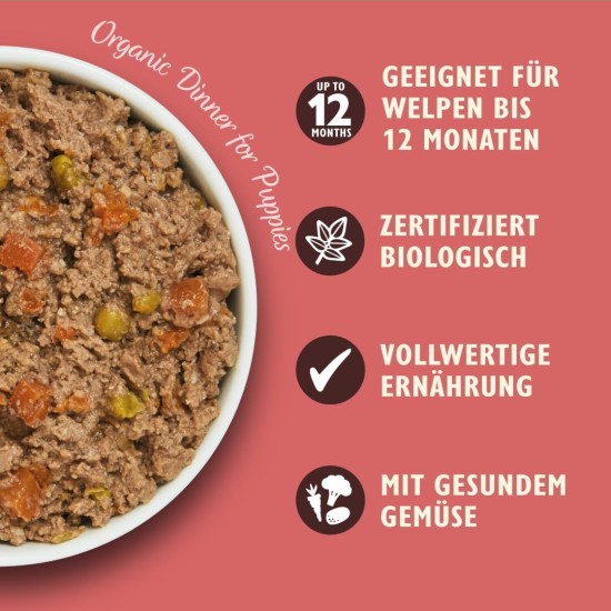 Lilys Kitchen | Organic Dinner - For Puppies | 11 X 150G Lilys Kitchen | Organic Dinner - For Puppies | 11 X 150G