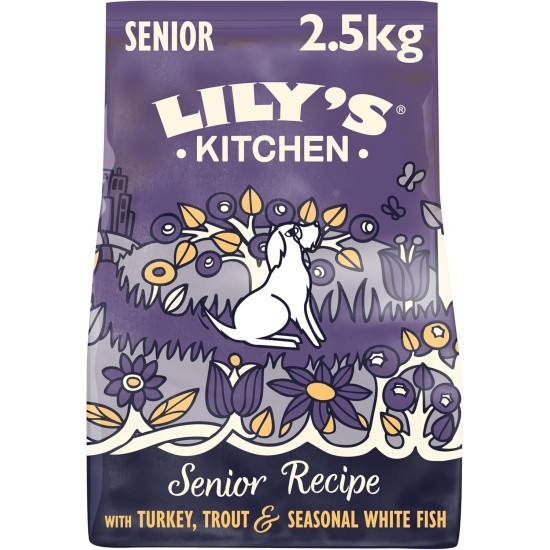 Lily's Kitchen Adult 8+ Senior Recipe Complete Wet Dog Food (6 x 400 g) Lily's Kitchen Adult 8+ Senior Recipe Complete Wet Dog Food (6 x 400 g)