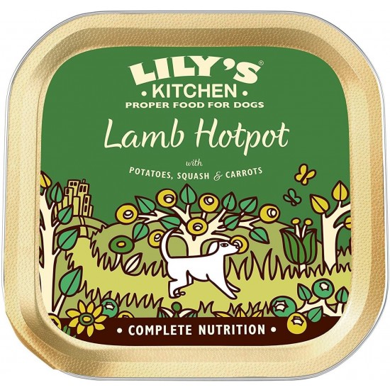 Lily's Kitchen Natural Complete Adult Wet Dog Food Lamb Hotpot (10 x 150 g) Lily's Kitchen Natural Complete Adult Wet Dog Food Lamb Hotpot (10 x 150 g)