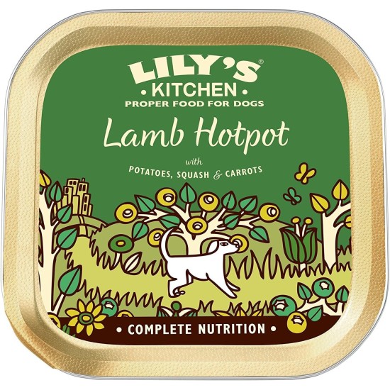 Lily's Kitchen Natural Complete Adult Wet Dog Food Lamb Hotpot (10 x 150 g) Lily's Kitchen Natural Complete Adult Wet Dog Food Lamb Hotpot (10 x 150 g)