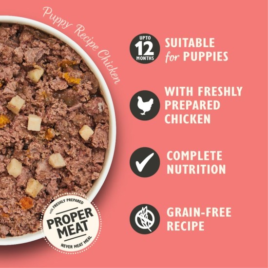 Lily's Kitchen Natural Wet Food for Puppy Food Dog Tin - Dog Food Grain-Free Recipe (6 x 400 g Cans) Lily's Kitchen Natural Wet Food for Puppy Food Dog Tin - Dog Food Grain-Free Recipe (6 x 400 g Cans)