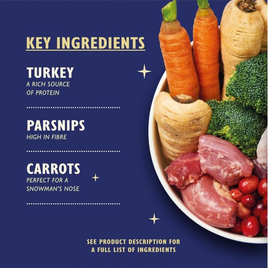 Lily's Kitchen Wet Food for Adult Dogs with Natural Ingredients - Tin - Feast with Three Types of Poultry for Small, Medium and Large Dogs 6 x 400 g Lily's Kitchen Wet Food for Adult Dogs with Natural Ingredients - Tin - Feast with Three Types of Poultry for Small, Medium and Large Dogs 6 x 400 g