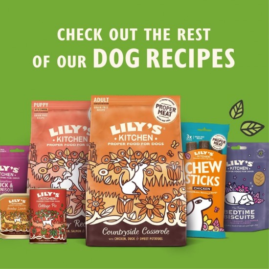 Lily's Kitchen Wet Food for Adult Dogs with Natural Ingredients - Tin - Feast with Three Types of Poultry for Small, Medium and Large Dogs 6 x 400 g Lily's Kitchen Wet Food for Adult Dogs with Natural Ingredients - Tin - Feast with Three Types of Poultry for Small, Medium and Large Dogs 6 x 400 g