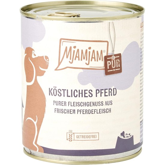 MjAMjAM - Premium Wet Food for Dogs - Mix Pack I - Chicken & Duck, Beef, Turkey, Pack of 6 (6 x 200 g), Natural with Extra Meat MjAMjAM - Premium Wet Food for Dogs - Mix Pack I - Chicken & Duck, Beef, Turkey, Pack of 6 (6 x 200 g), Natural with Extra Meat