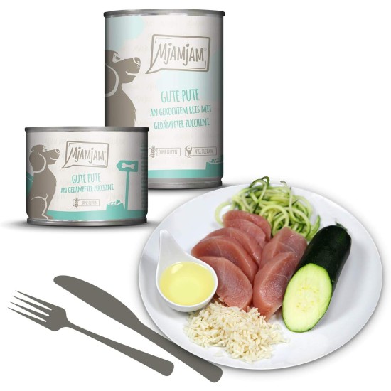 MjAMjAM - Premium Wet Food for Dogs - Pure Meat Enjoyment - Delicious Pure Horse, Pack of 6 (6 x 800 g), Grain-Free with Extra Meat MjAMjAM - Premium Wet Food for Dogs - Pure Meat Enjoyment - Delicious Pure Horse, Pack of 6 (6 x 800 g), Grain-Free with Extra Meat