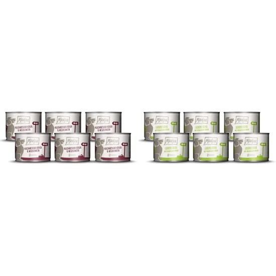MjAMjAM - Premium Wet Food for Dogs - Pure Meat Enjoyment - Delicious Pure Horse, Pack of 6 (6 x 800 g), Grain-Free with Extra Meat MjAMjAM - Premium Wet Food for Dogs - Pure Meat Enjoyment - Delicious Pure Horse, Pack of 6 (6 x 800 g), Grain-Free with Extra Meat
