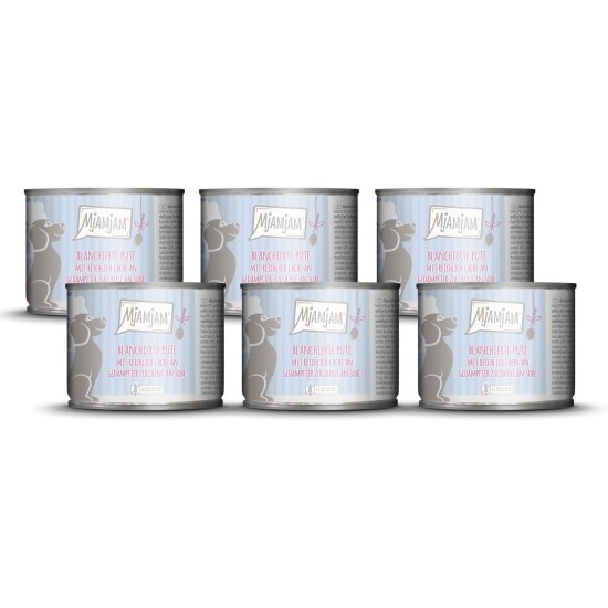MjAMjAM - Premium Wet Food for Dogs - Pure Meat Enjoyment - Delicious Pure Horse, Pack of 6 (6 x 800 g), Grain-Free with Extra Meat MjAMjAM - Premium Wet Food for Dogs - Pure Meat Enjoyment - Delicious Pure Horse, Pack of 6 (6 x 800 g), Grain-Free with Extra Meat