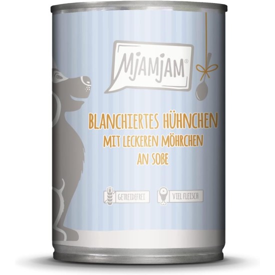 MjAMjAM - Premium Wet Food for Dogs - Pure Meat Enjoyment - Delicious Pure Horse, Pack of 6 (6 x 800 g), Grain-Free with Extra Meat MjAMjAM - Premium Wet Food for Dogs - Pure Meat Enjoyment - Delicious Pure Horse, Pack of 6 (6 x 800 g), Grain-Free with Extra Meat