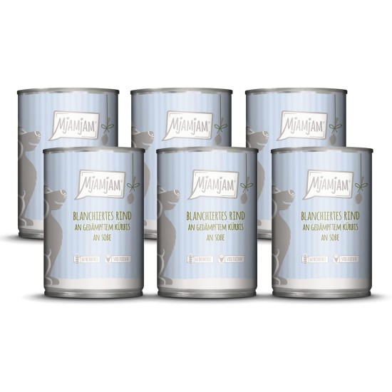 MjAMjAM - Premium Wet Food for Dogs - Pure Meat Enjoyment - Delicious Pure Horse, Pack of 6 (6 x 800 g), Grain-Free with Extra Meat MjAMjAM - Premium Wet Food for Dogs - Pure Meat Enjoyment - Delicious Pure Horse, Pack of 6 (6 x 800 g), Grain-Free with Extra Meat