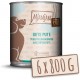 MjAMjAM - Premium Wet Food for Dogs - Pure Meat Enjoyment - Good Turkey Pure 800 g, Pack of 6 (6 x 800 g), Natural with Extra Meat MjAMjAM - Premium Wet Food for Dogs - Pure Meat Enjoyment - Good Turkey Pure 800 g, Pack of 6 (6 x 800 g), Natural with Extra Meat