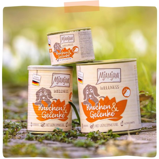MjAMjAM - Premium Wet Food for Dogs - Wellness - Digestion - Turkey, Pack of 6 (6 x 200 g), Grain-Free MjAMjAM - Premium Wet Food for Dogs - Wellness - Digestion - Turkey, Pack of 6 (6 x 200 g), Grain-Free