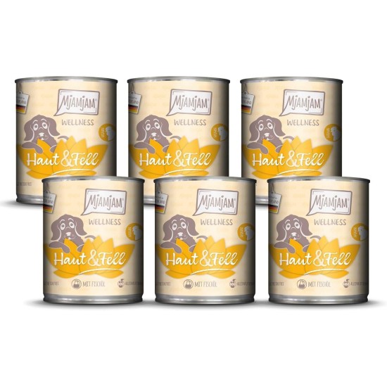 MjAMjAM - Premium Wet Food for Dogs - Wellness - Digestion - Turkey, Pack of 6 (6 x 200 g), Grain-Free MjAMjAM - Premium Wet Food for Dogs - Wellness - Digestion - Turkey, Pack of 6 (6 x 200 g), Grain-Free