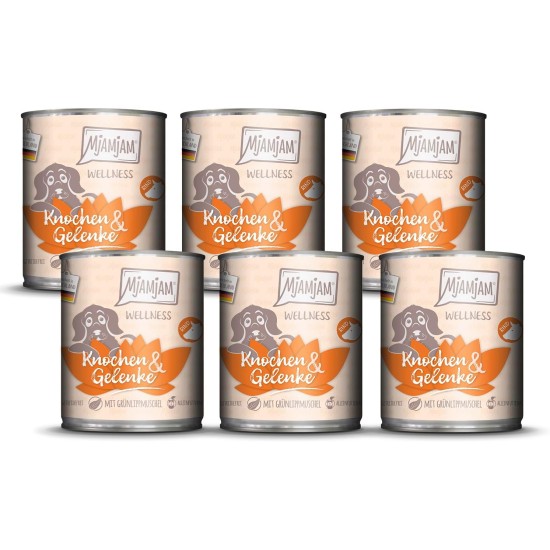 MjAMjAM - Premium Wet Food for Dogs - Wellness - Digestion - Turkey, Pack of 6 (6 x 200 g), Grain-Free MjAMjAM - Premium Wet Food for Dogs - Wellness - Digestion - Turkey, Pack of 6 (6 x 200 g), Grain-Free