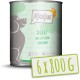MjAMjAM - Premium wet food for dogs - Mix package II - with chicken & duck, beef, turkey, veal, turkey, lamb, 6-pack (6 x 400 g), grain-free with extra meat MjAMjAM - Premium wet food for dogs - Mix package II - with chicken & duck, beef, turkey, veal, turkey, lamb, 6-pack (6 x 400 g), grain-free with extra meat