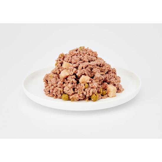 MjAMjAM - Premium wet food for dogs - Mix package II - with chicken & duck, beef, turkey, veal, turkey, lamb, 6-pack (6 x 400 g), grain-free with extra meat MjAMjAM - Premium wet food for dogs - Mix package II - with chicken & duck, beef, turkey, veal, turkey, lamb, 6-pack (6 x 400 g), grain-free with extra meat