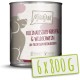 MjAMjAM - Premium wet food for dogs - Mix package II - with chicken & duck, beef, turkey, veal, turkey, lamb, 6-pack (6 x 400 g), grain-free with extra meat MjAMjAM - Premium wet food for dogs - Mix package II - with chicken & duck, beef, turkey, veal, turkey, lamb, 6-pack (6 x 400 g), grain-free with extra meat
